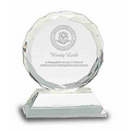 Round Crystal Award (4.5"x5")